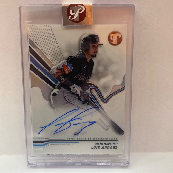 2024 Topps Pristine Luis Arraez Marlins Encased #PA-LA (MISC12) - Picture 1 of 2